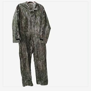 Vintage Cabela's Real Tree Camo Coveralls Hunting Outdoor